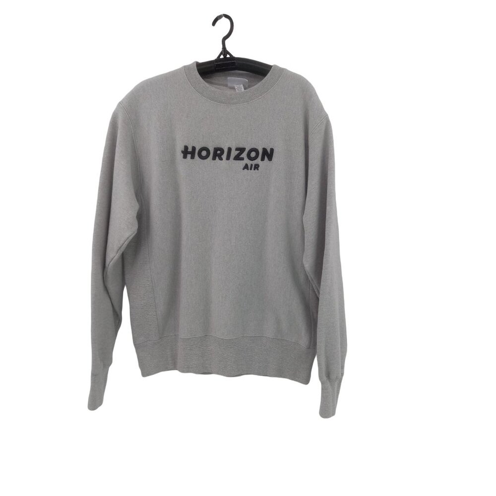 Vgt Champion Reverse Weave Horizon Air Airline Sweatshirt M Gray Transportation